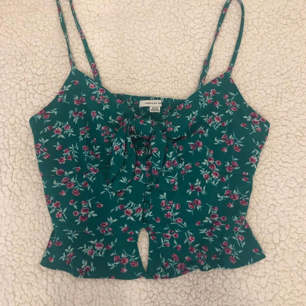 Floral crop top